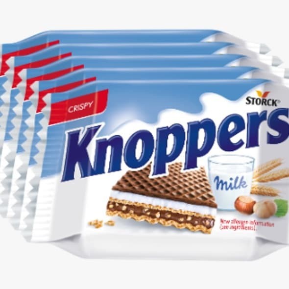

PAKET ISI 5 STORCK KNOPPERS KNOPPER WAFER BISCUIT SNACK IMPORT