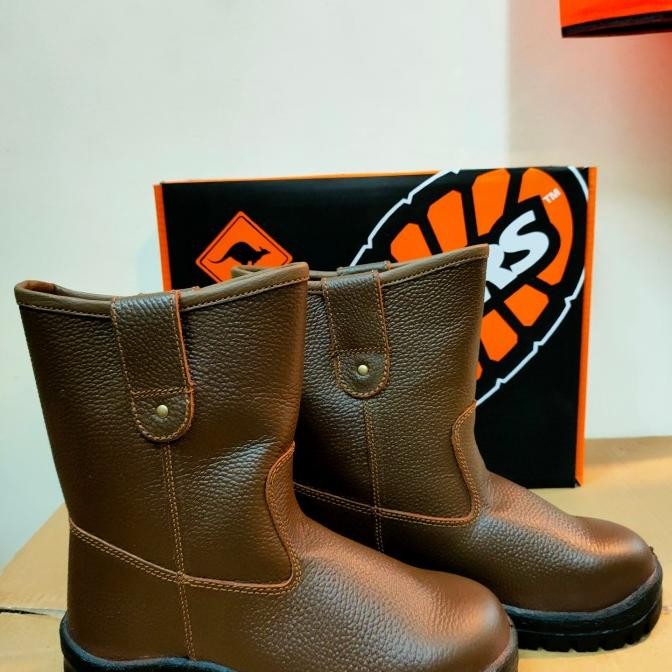 SEPATU SAFETY KRUSHER TEXAS BROWN/SAFETY SHOES KRUSHER TEXAS BROWN Terlaris