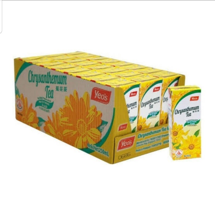 

YEOS MINUMAN BUNGA KRISANTENUM KOTAK 4X6X250ML KHUSUS BY GOJEK/GRAB