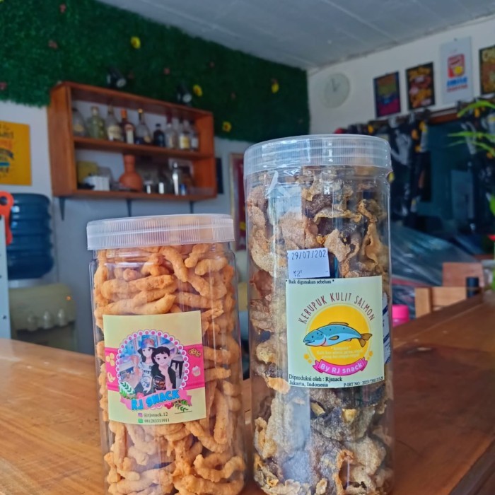 

DUO HEMAT STIK KEJU 220GR DAN KERUPUK KULIT SALMON 175GR PREMIUM