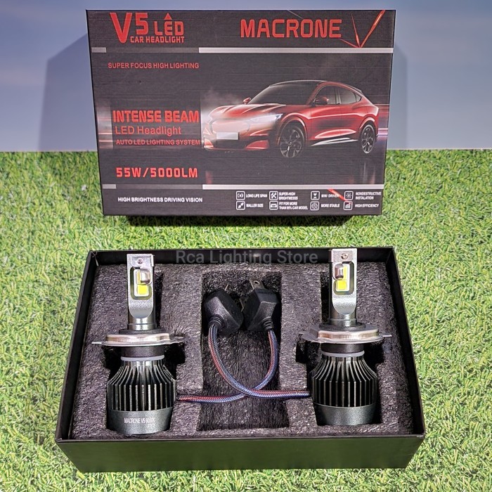 V5 Macrone Led 55Watt H4 5500K