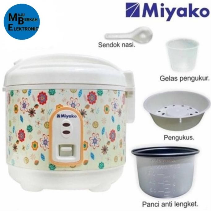 - Termasuk PPN MIYAKO MAGIC COM MINI MCM 609 MAGIC COM MIYAKO 0,6 LITER 3 IN1