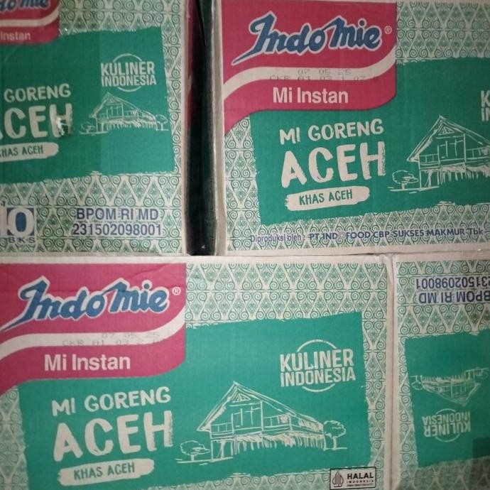 

Mie Instan Indomie Mie Goreng Rasa Khas Aceh 1 dus 40 Pcs