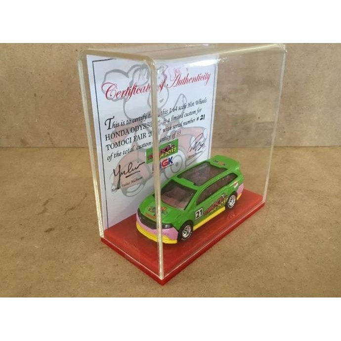 TERBATAS HOTWHEELS HONDA ODYSSEY TOMOCI FAIR 2017 CUSTOM NO 21