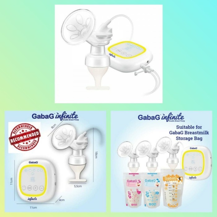 PUMPING GABAG INFINITE ELECTRIC BREASTPUMP POMPA ASI DOUBLE ELEKTRIK
