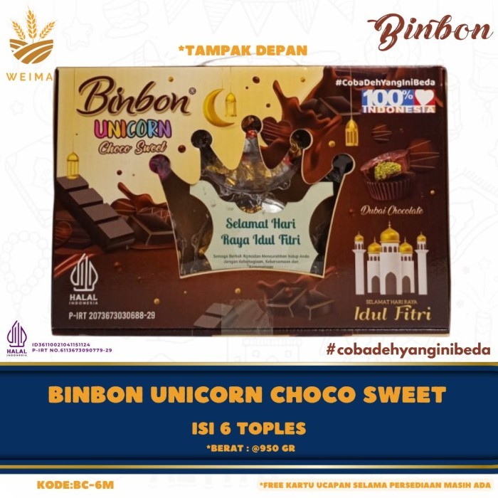 

WEIMAR BINBON UNICORN CHOCO CROWN