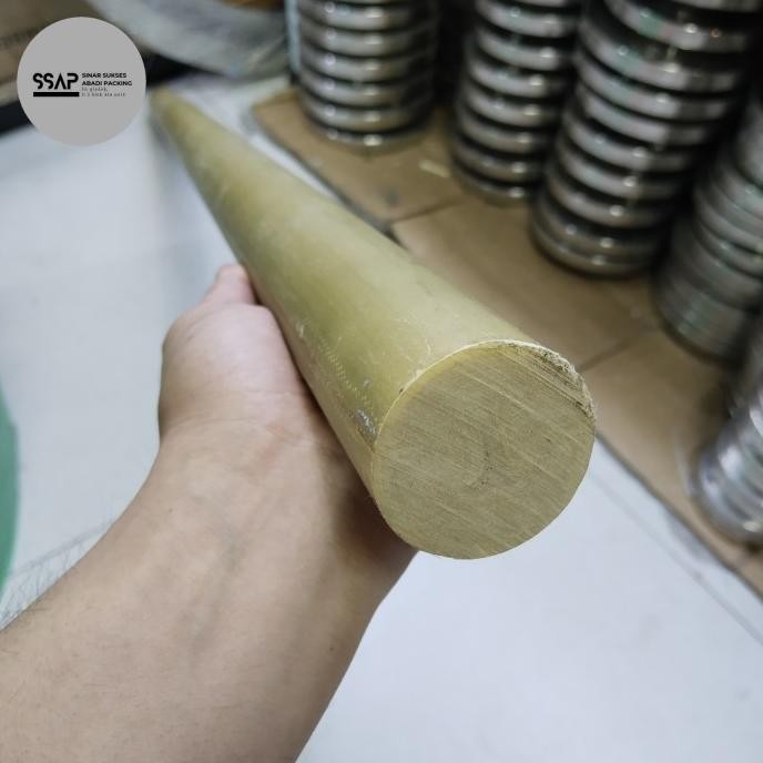 BARU ROD EPOXY FIBER GLASS / RESIN KUNING BATANGAN UKURAN 30MM PANJANG 100CM ( 1 METER )