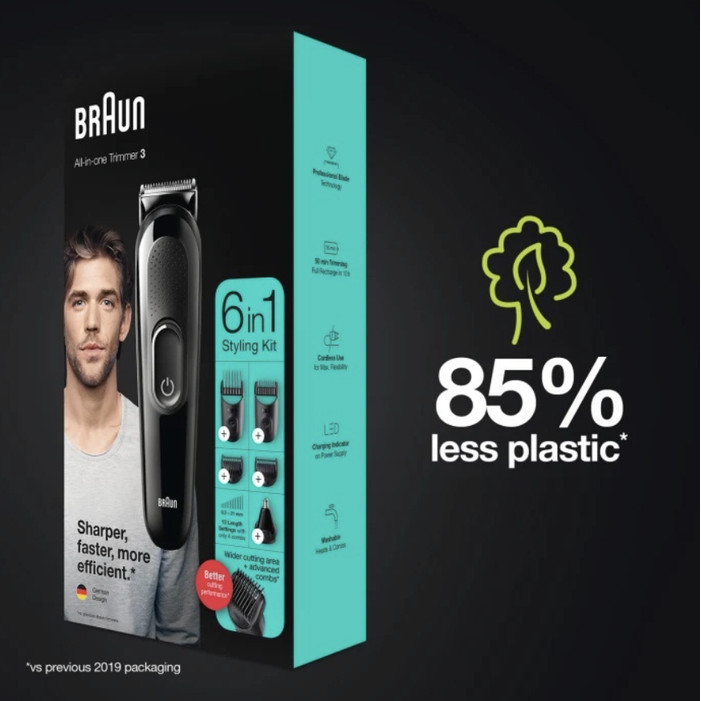 

Braun MGK 3320 6-in-1 Multi Grooming Trimmer for Men with Hair Clipper