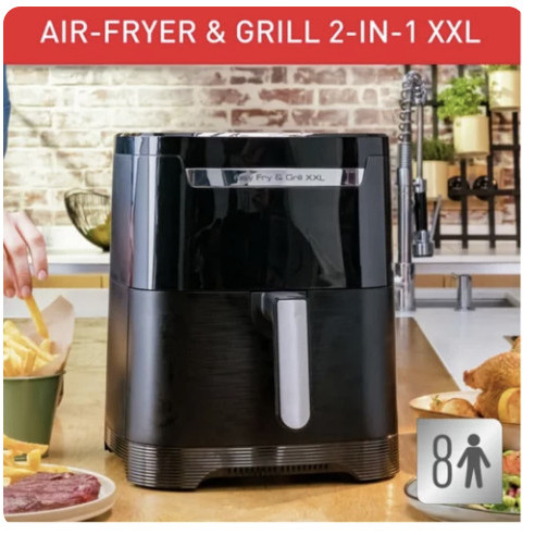 

Tefal Air Fryer Healthy & Grill XXL Digital 6.5L EY8018