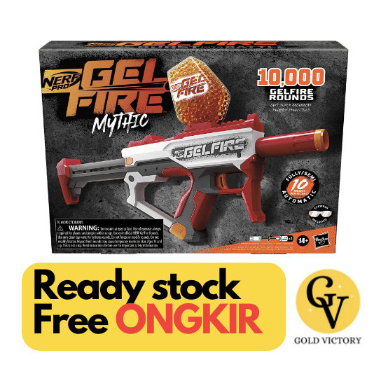 

Nerf Pro Gelfire Mythic Full Auto Blaster & 10,000 Gelfire Rounds
