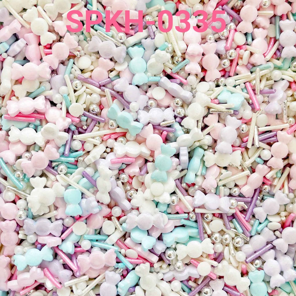 

SPKH-0335 Sprinkles sprinkle springkel 500gr candy permen mix mutiara (SPRINKLES)