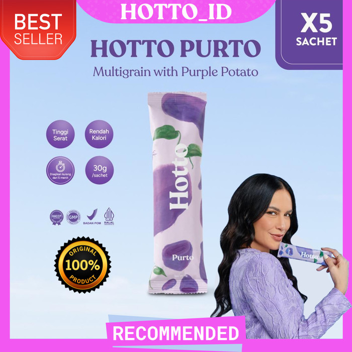 

HOTTO PURTO 5 SACHET MULTIGRAIN WITH PURPLE POTATO