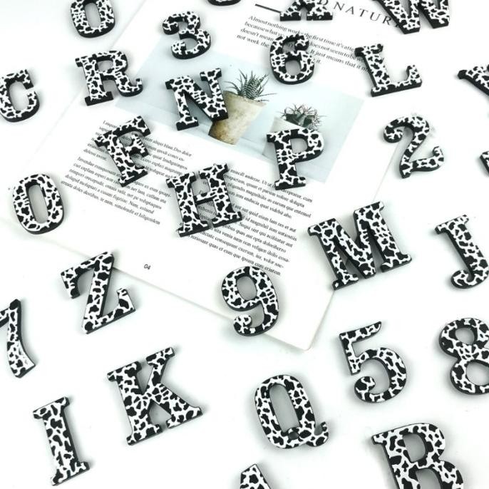 

HIGH QUALITY SELAN LEOPARD ALPHANUMERIC RESIN MOLD HURUF DEKORASI RUMAH MOLD