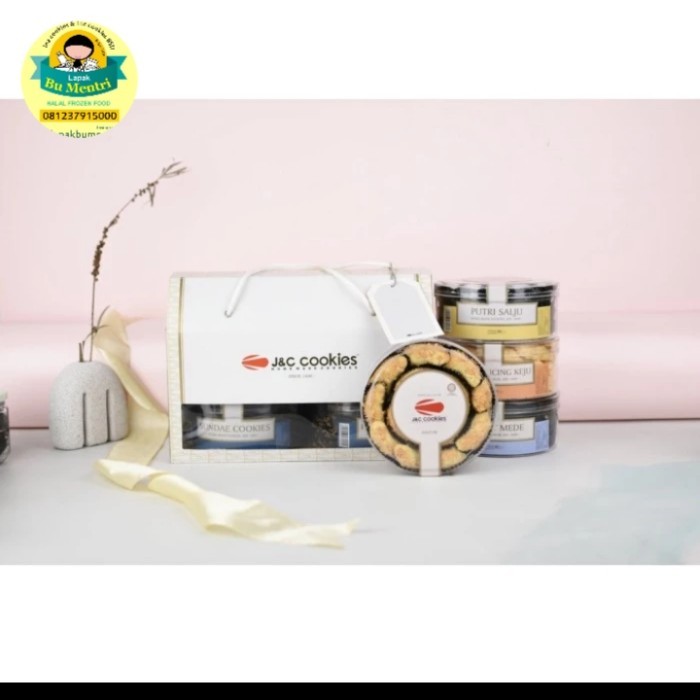 

hampers lebaran jnc cookies isi 4reguler