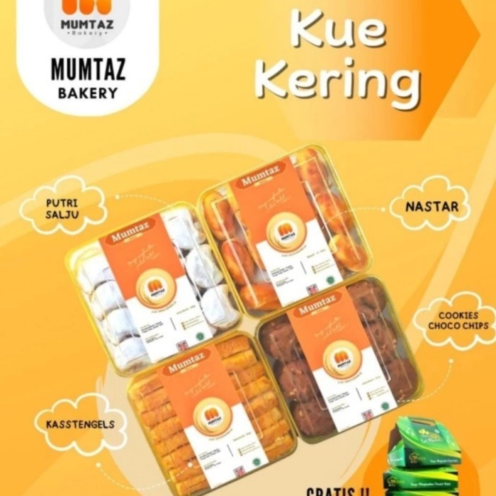 

Parsel Lebaran Kering Paket Kue Kering Lebaran isi 1 Box Isi 4 Pcs