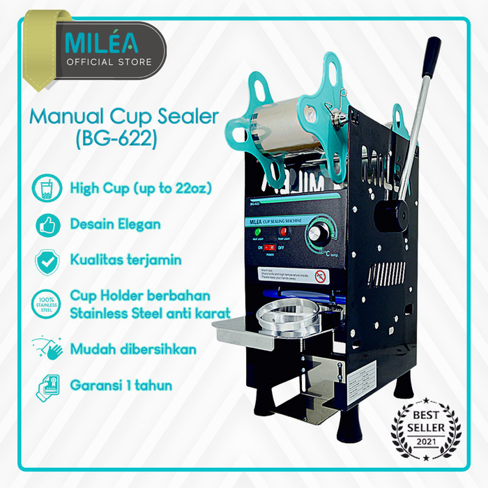 CUP SEALER MILEA BG-622 / PENYEGEL GELAS MINUMAN