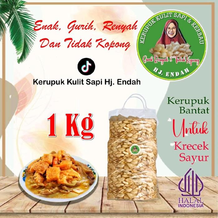 

Terbaru Hj. endah- Kerupuk sayur / krecek kerupuk kulit 1 kg Ready