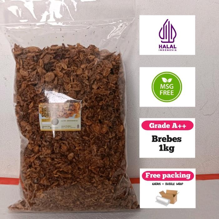 

Promo Bawang Goreng Asli Brebes 1kg Ready