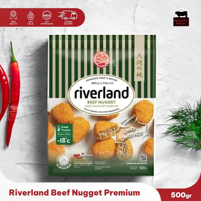 

Riverland Beef Nugget Naget Sapi Ala Jepang 500 gr
