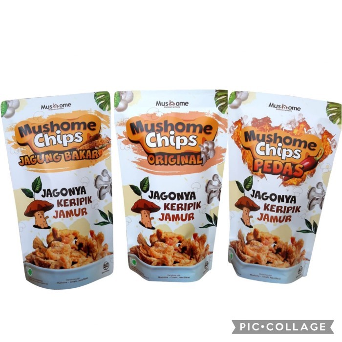 

Ina - Mushome Mushroom Chips - Kripik - Keripik Jamur Vegan & Vegetarian