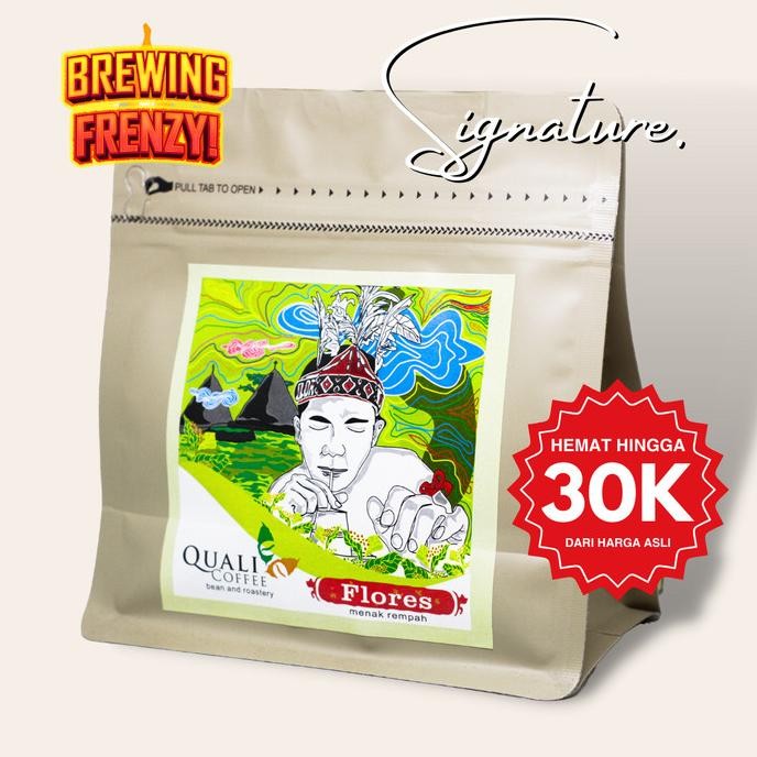 

Flores Menak Rempah - Natural Origin (100% Kopi Arabica) Quali Coffee