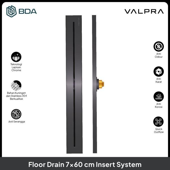 Valpra Floor Drain Linear Floor Drain Panjang Saringan Got Panjang Saringan Got Kamar Mandi Linear 7