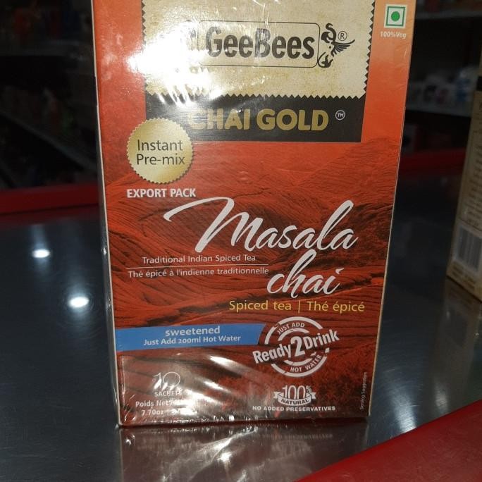 

,,,,,,,] geebees chai gold masala sweetened 220 gm