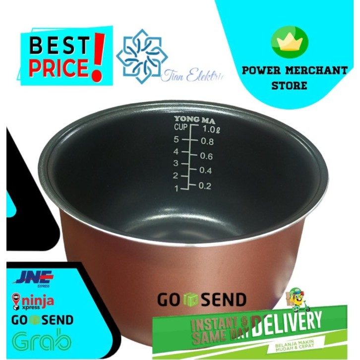 Panci MagicCom YONG MA Original 1 Liter