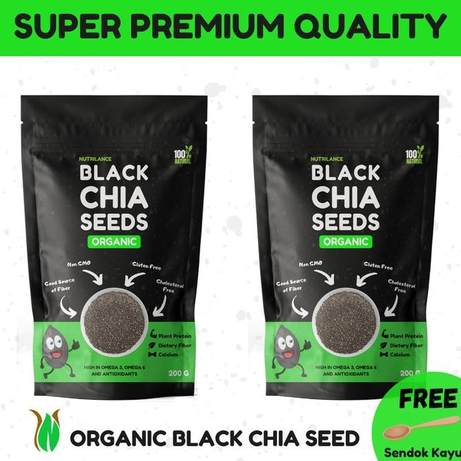 

MURAH 2 PACK Chia Seed Organik Mexico Premium Quality - Nutrilance
