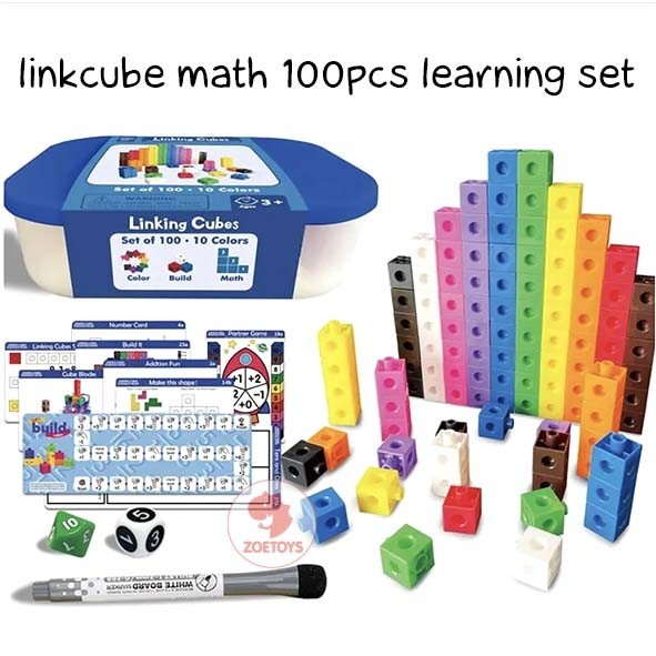 Zoetoys Linkcube Math mainan edukasi mainan anak edutoys
