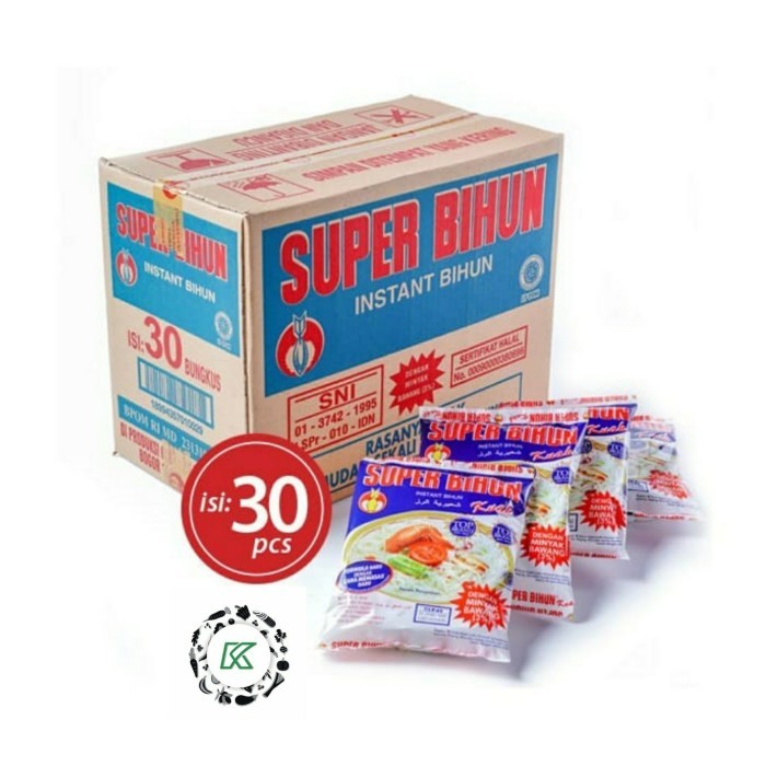 

SUPER BIHUN Kuah Per dus isi 30 GOJEK