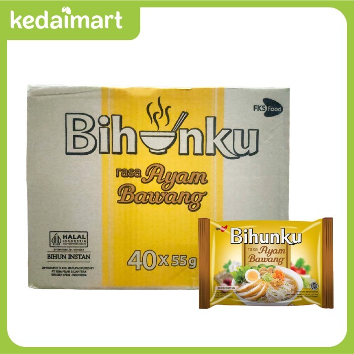

HOT SALE! Bihunku Bihun Instant Rasa Ayam Bawang 55 Gram Dus Isi 40