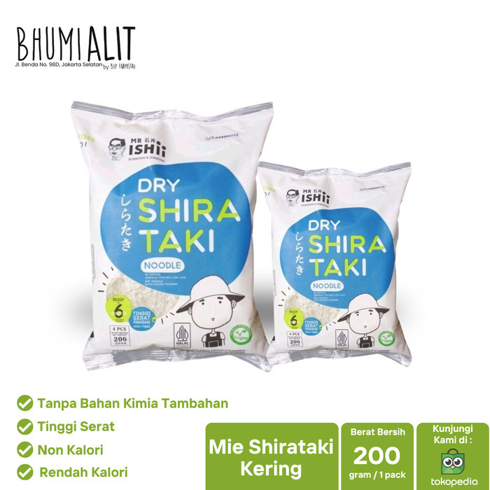 

DRY SHIRATAKI - MIE KERING SHIRATAKI LOW CARB 250GR