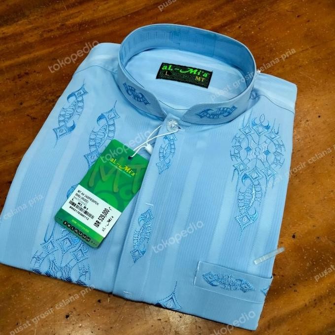 Promo Baju koko lengan Pendek al mia jumbo size - baju koko oversize Terlaris