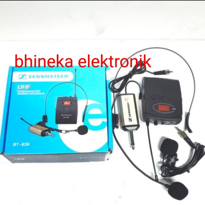 mic wireless sennheiser BT839 / BT 839 /BT-839 mic clip on headset