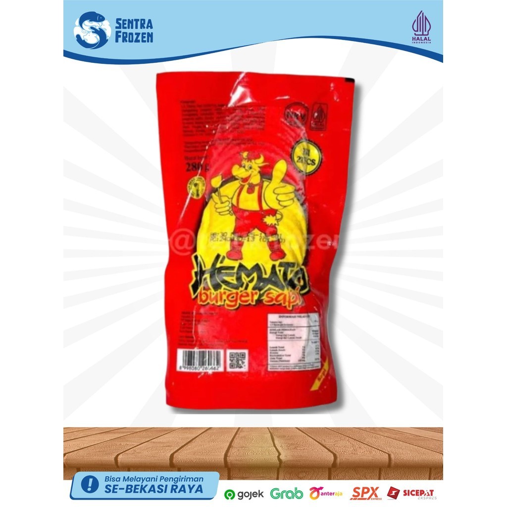 

HEMATO BEEF BURGER MINI 21s 280GR ( 25)