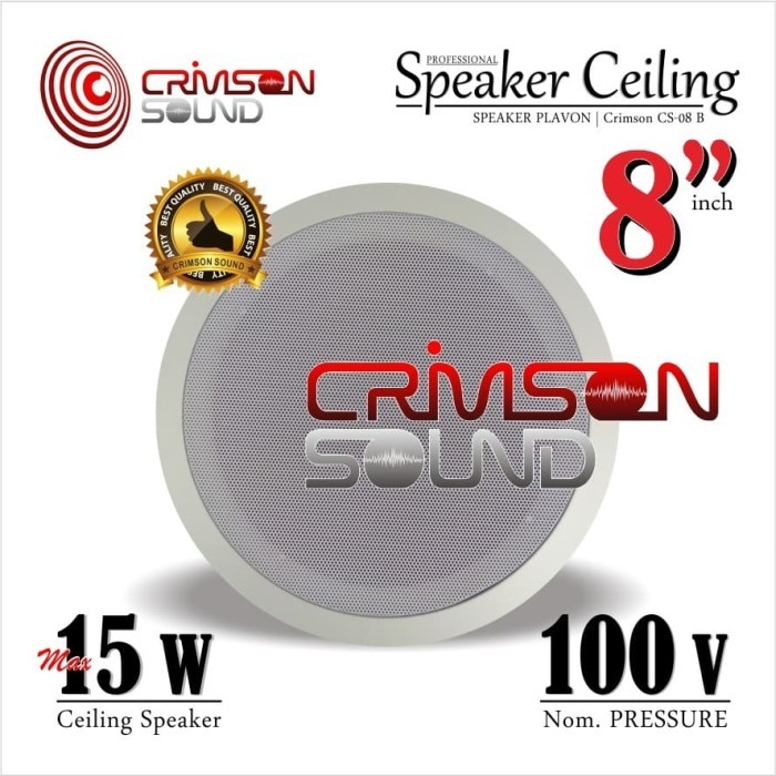 Speaker Ceiling 8 inch Crimson CR-08B