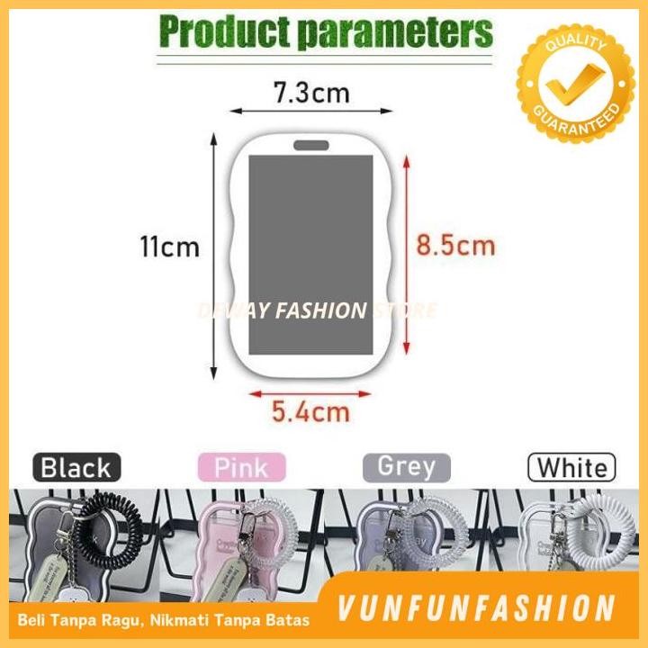

ID CARD HOLDER NAME TAG CLEAR TRANSPARENT GRADIEN + LANYARD TRANSPARA TERJAMIN BEST