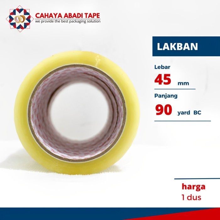 

LAKBAN BODHI TAPE 45MM X 90 YARD BC #KHUSUS GRAB/GOJEK# PER DUS