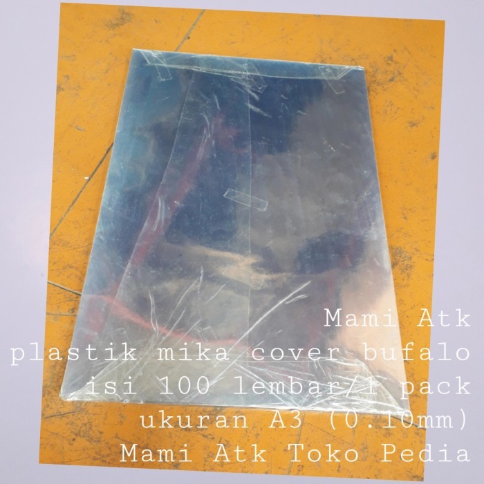 

PLASTIK MIKA COVER JILID BUFALO UKURAN A3 ISI 100 LEMBAR