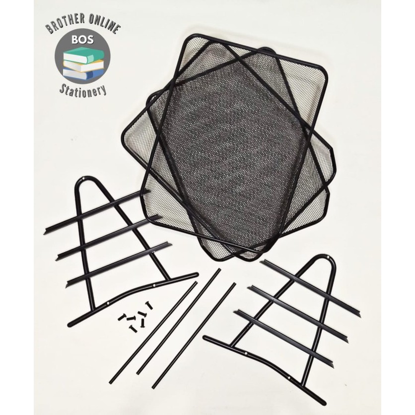 

BOS LETTER TRAY BESI 3 SUSUN/RAK DOKUMEN /RAK SUSUN/LACI/WADAH KERTAS