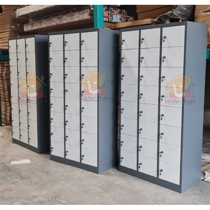 

LEMARI LOKER LOCKER CABINET 24 PINTU FULL BESI LK24
