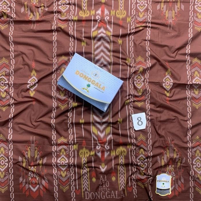 Sarung Donggala Asli Terbaru Motif Bhs Infinity Printing 210 A1 Super uk Dewasa