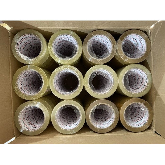 

(KHUSUS GOJEK / GRAB) LAKBAN BENING / COKLAT (45MM X 100Y).. /DUS