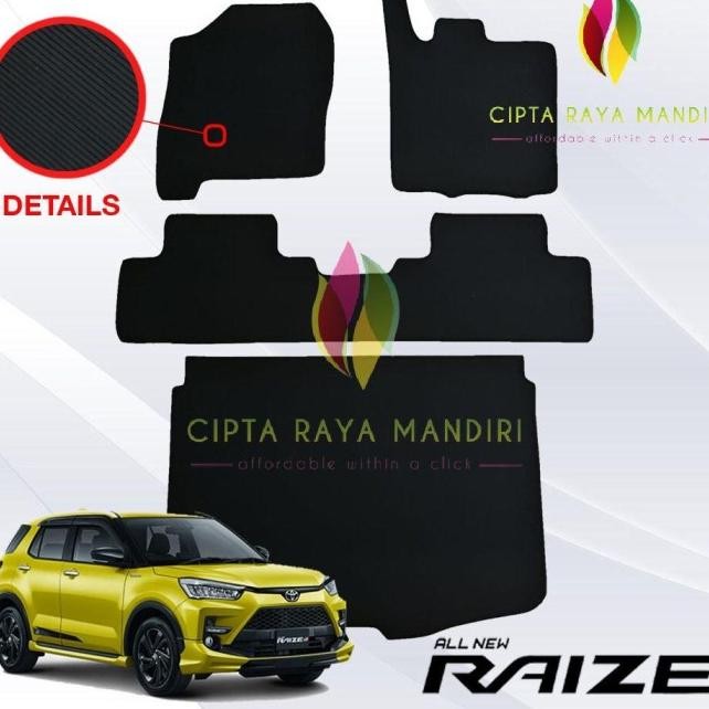 KARPET MOBIL TOYOTA RAIZE KARPET KARET PREMIUM MOBIL RAIZE JAHIT