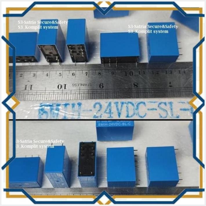 [SSC] SONGLE RELAY 24V 8 PIN DC 24 V RILAY 8P P 8 PIN KAKI 8KAKI 24VDC RILAI