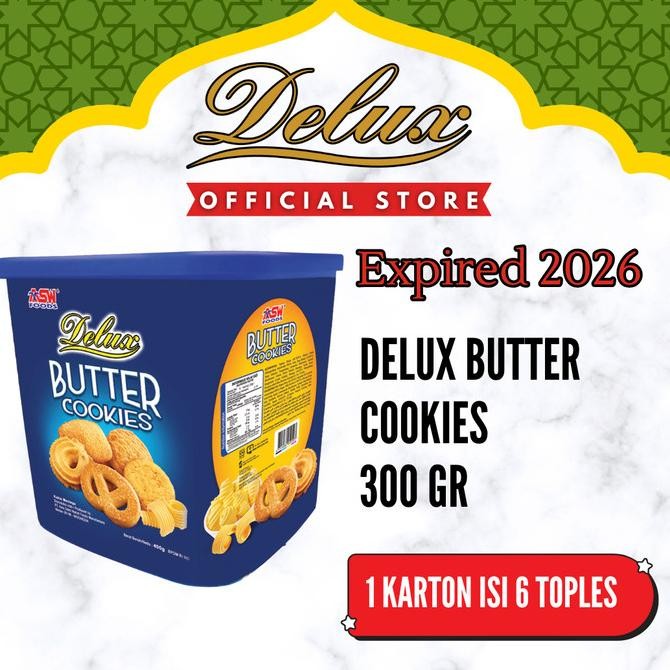 

New Delux Butter Cookies 350 Gram ( Top ) Pengiriman Cepat