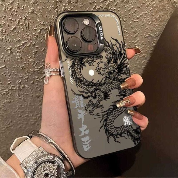EKSLUSIF PREMIUM MATTE HARD CASE ANTISHOCK CASING HP AESTHETIC DRAGON SAMSUNG A10 A11/M11 A10S/M01S