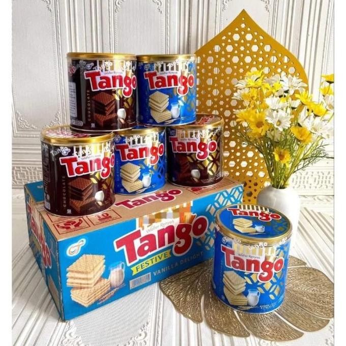 

New (1Dus) Tango Wafer Kaleng 270Gr - Karton Isi 6 Pcs Original