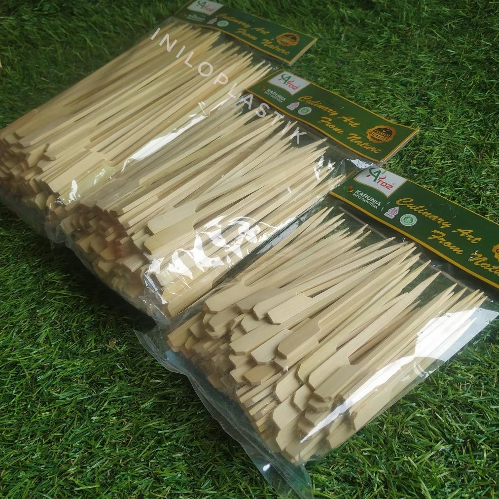 Bisa COD Tusuk Sate / Tusukan Yakitori / Tusuk sate dayung / Tusuk sate bendera ||
